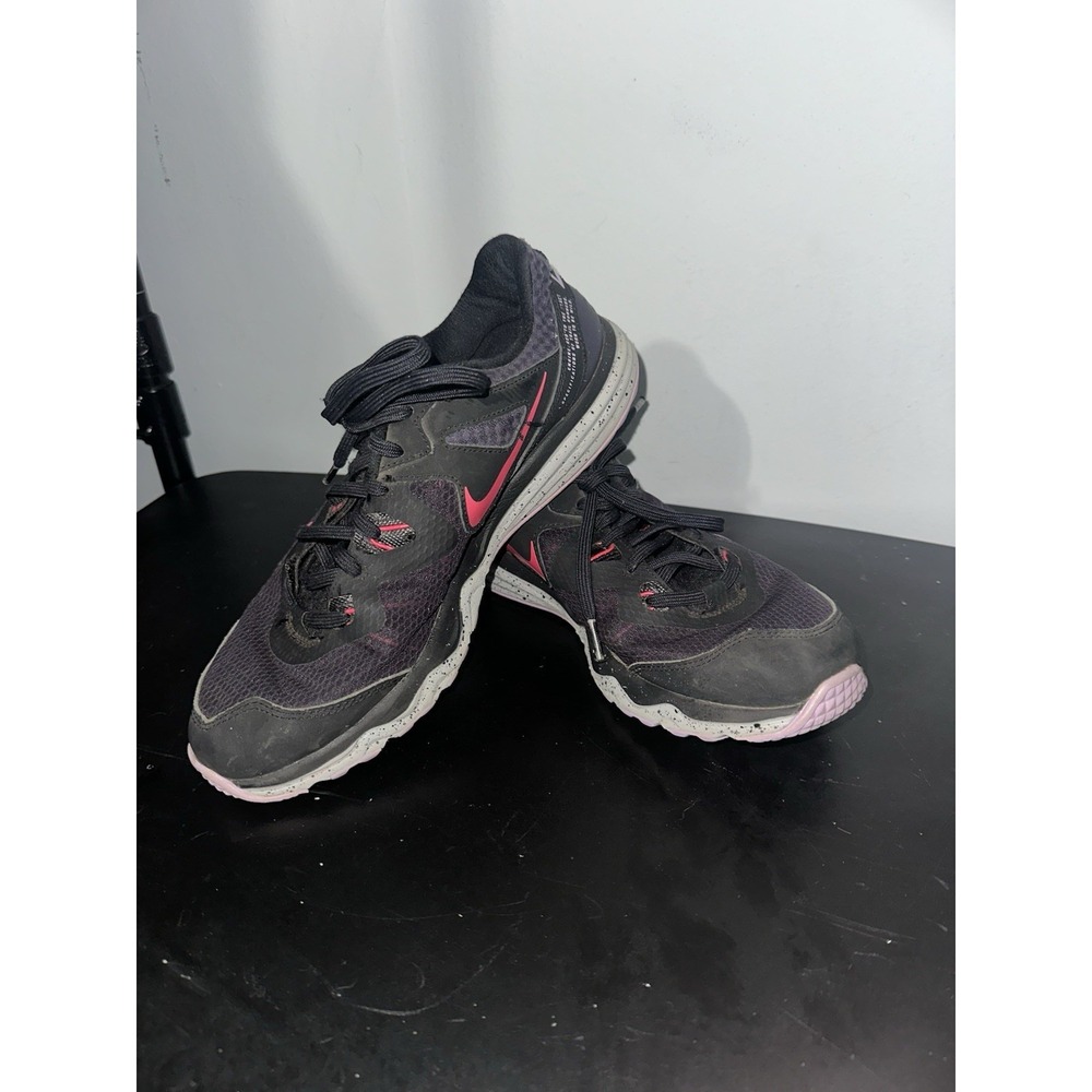 Women Nike Juniper Trail Running Shoes  Black Pink Purple CW3809 014 Sz 11